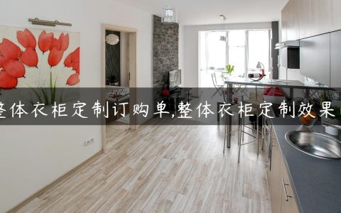 整体衣柜定制订购单,整体衣柜定制效果图