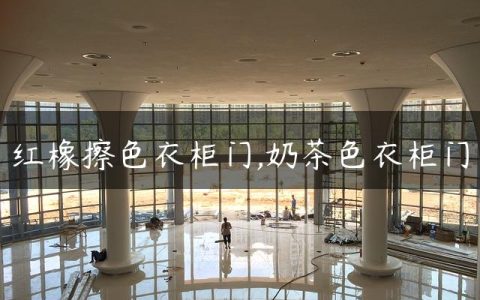红橡擦色衣柜门,奶茶色衣柜门