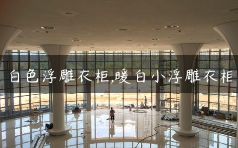 白色浮雕衣柜,暖白小浮雕衣柜