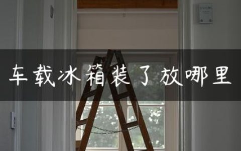 车载冰箱装了放哪里