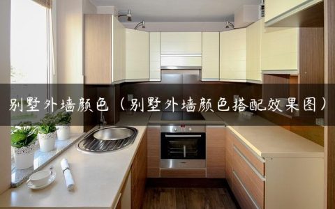 别墅外墙颜色（别墅外墙颜色搭配效果图）