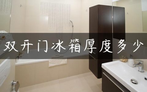 双开门冰箱厚度多少