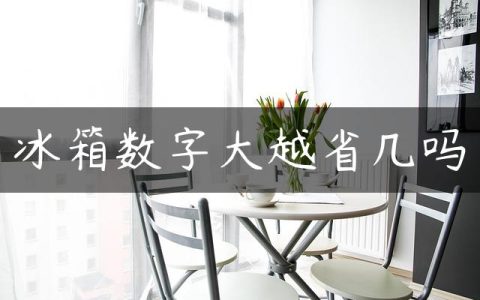 冰箱数字大越省几吗