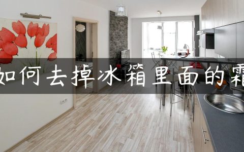 如何去掉冰箱里面的霜