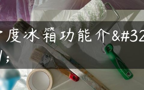 帝度冰箱功能介绍