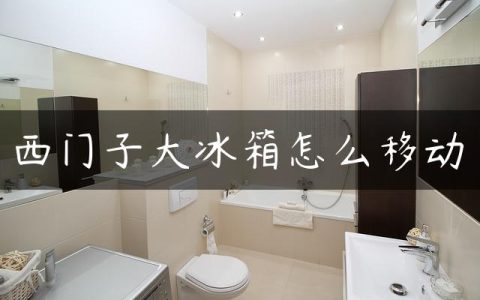 西门子大冰箱怎么移动