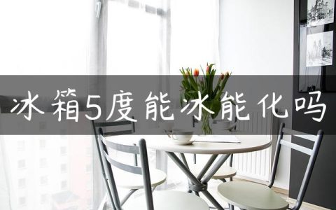 冰箱5度能冰能化吗
