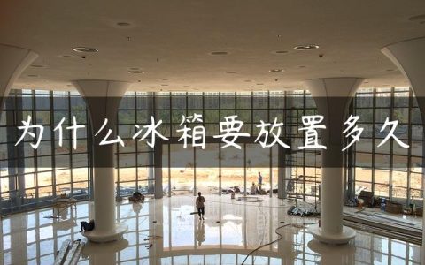 为什么冰箱要放置多久