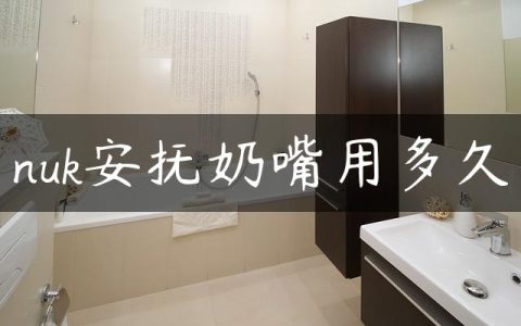 nuk安抚奶嘴用多久