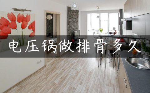 电压锅做排骨多久