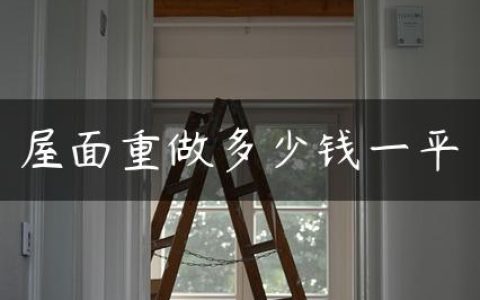 屋面重做多少钱一平