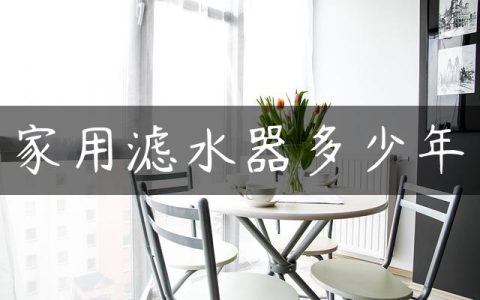 家用滤水器多少年