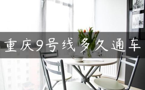 重庆9号线多久通车