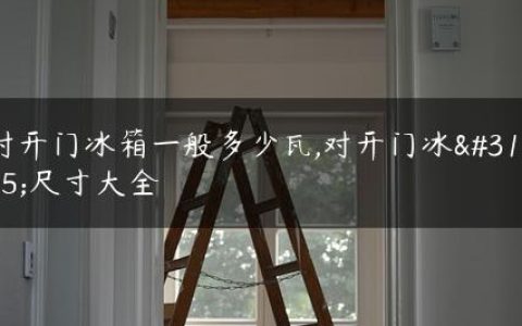 对开门冰箱一般多少瓦,对开门冰箱尺寸大全