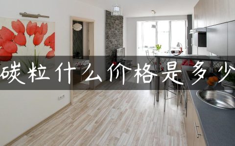 碳粒什么价格是多少