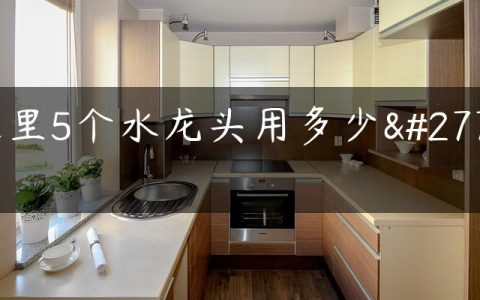 家里5个水龙头用多少水