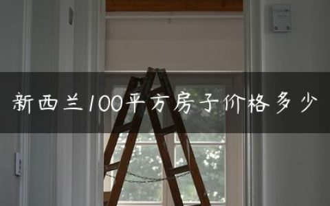 新西兰100平方房子价格多少