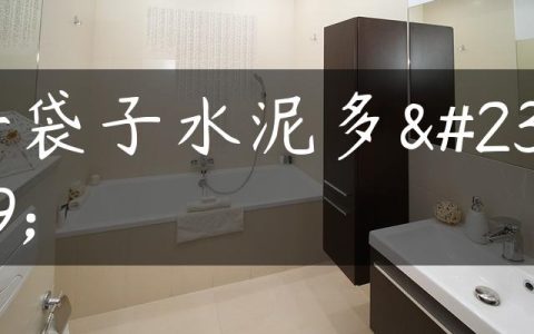 一袋子水泥多少