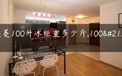 美菱100升冰柜重多少斤,100升