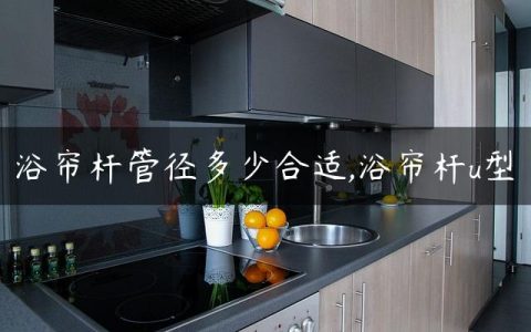 浴帘杆管径多少合适,浴帘杆u型