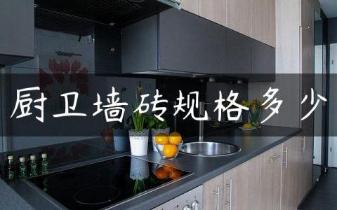 厨卫墙砖规格多少
