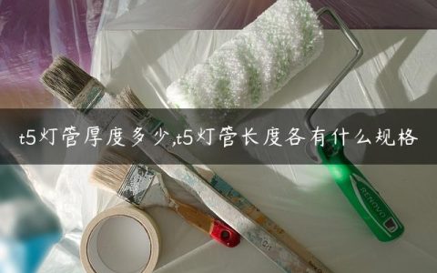 t5灯管厚度多少,t5灯管长度各有什么规格