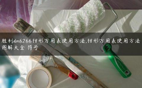 胜利dm6266钳形万用表使用方法,钳形万用表使用方法图解大全 符号