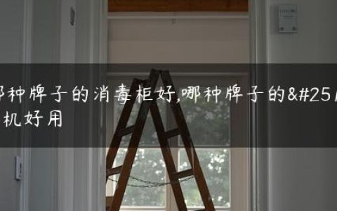 哪种牌子的消毒柜好,哪种牌子的手机好用