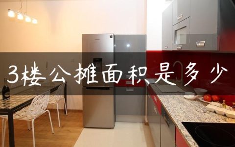 3楼公摊面积是多少