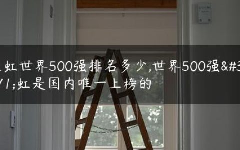 长虹世界500强排名多少,世界500强长虹是国内唯一上榜的