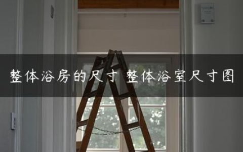 整体浴房的尺寸 整体浴室尺寸图