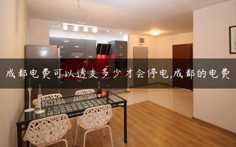 成都电费可以透支多少才会停电,成都的电费