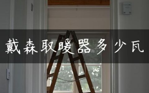 戴森取暖器多少瓦