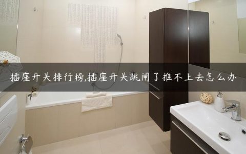 插座开关排行榜,插座开关跳闸了推不上去怎么办