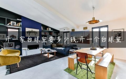 开一家台球室要多少钱,开一个台球室