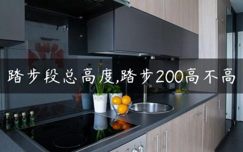 踏步段总高度,踏步200高不高