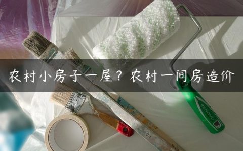 农村小房子一屋？农村一间房造价