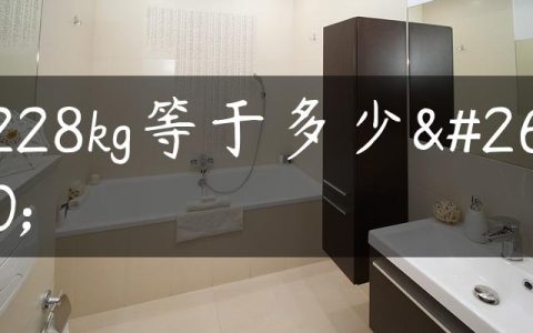 1228kg等于多少斤