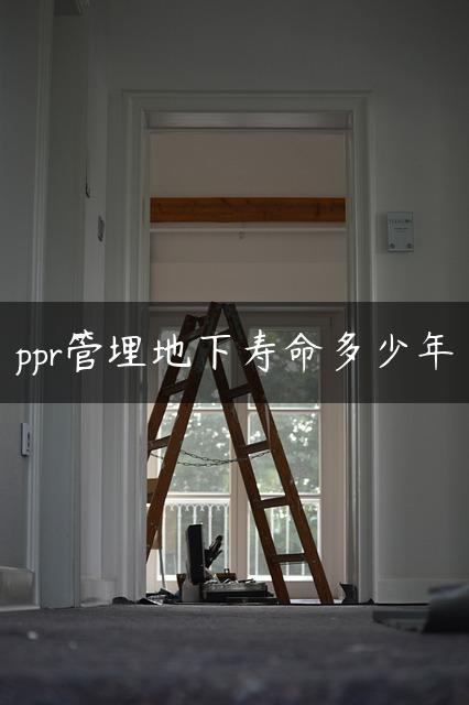 ppr管埋地下寿命多少年