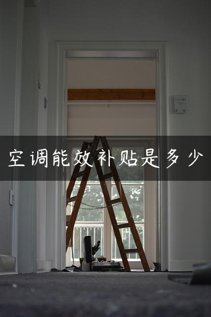 空调能效补贴是多少